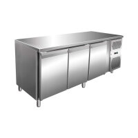 Umluft-Kühltisch Serie 700 mit 3 Türen - GN1/1